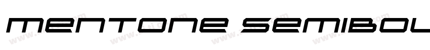 Mentone SemiBold字体转换